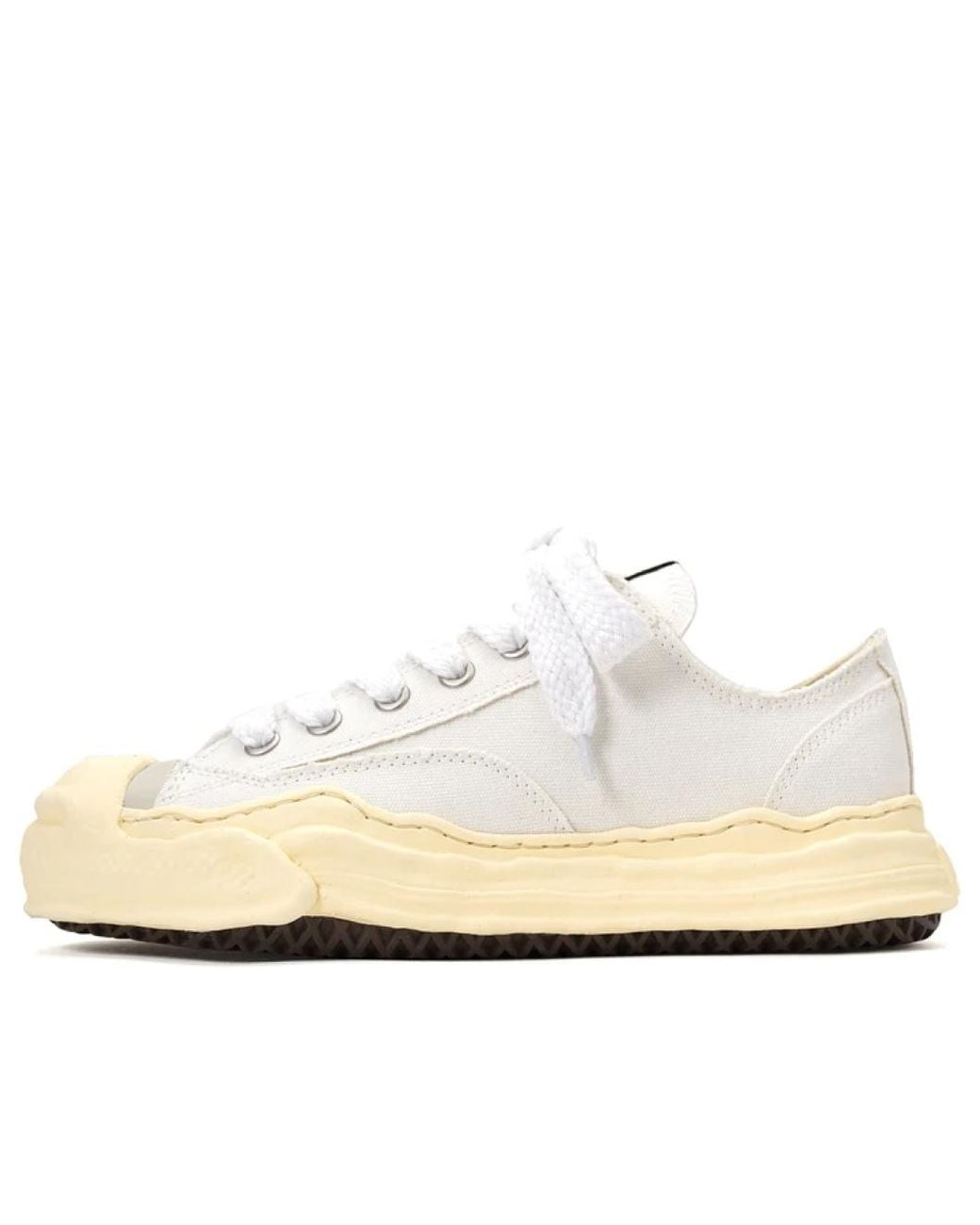 Maison Mihara Yasuhiro White Hank Vl Og Sole Canvas Low-Top Sneaker for men