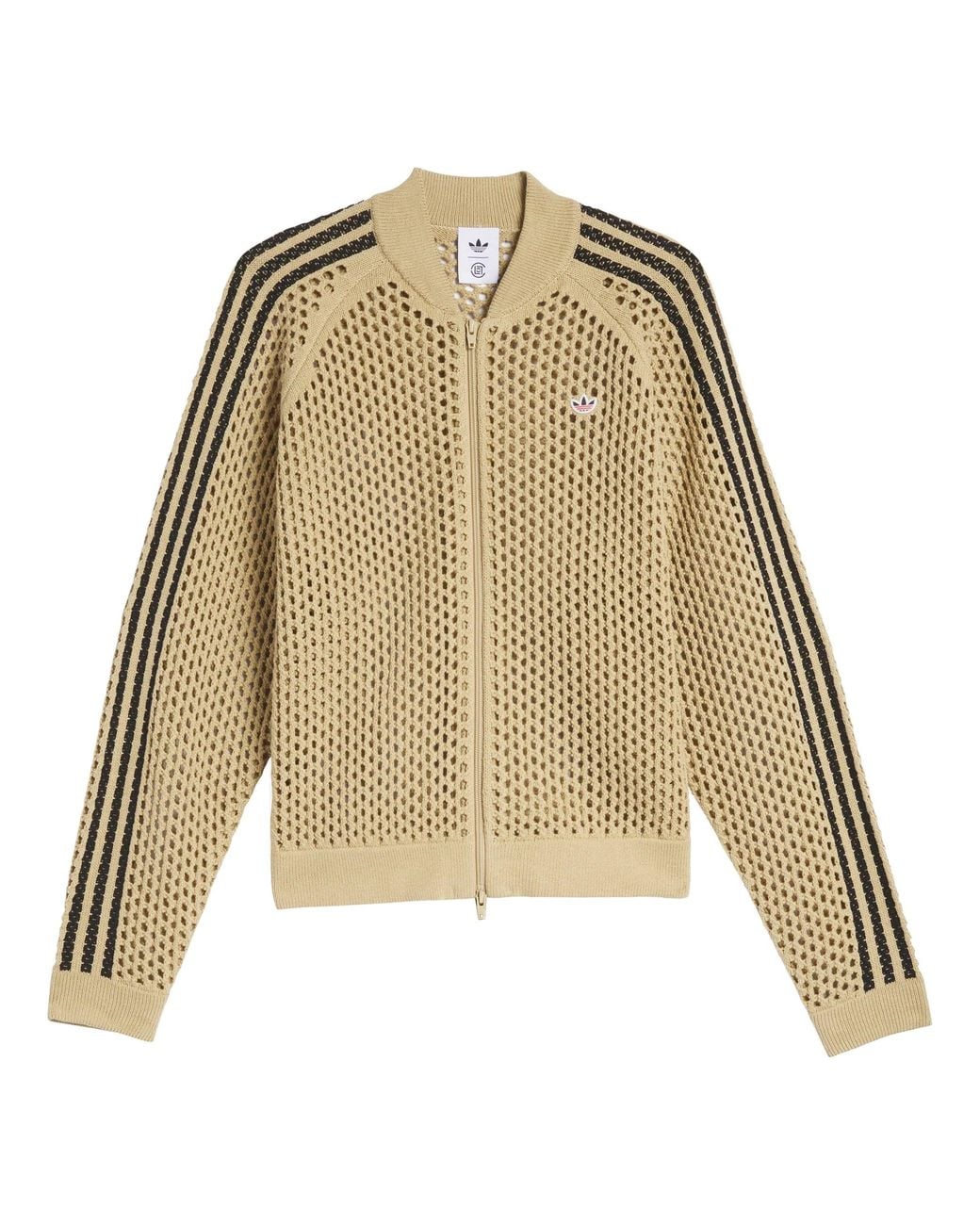 Adidas Natural X Clot Fw24 Crochet Track Jacket Asia Sizing Tone' for men