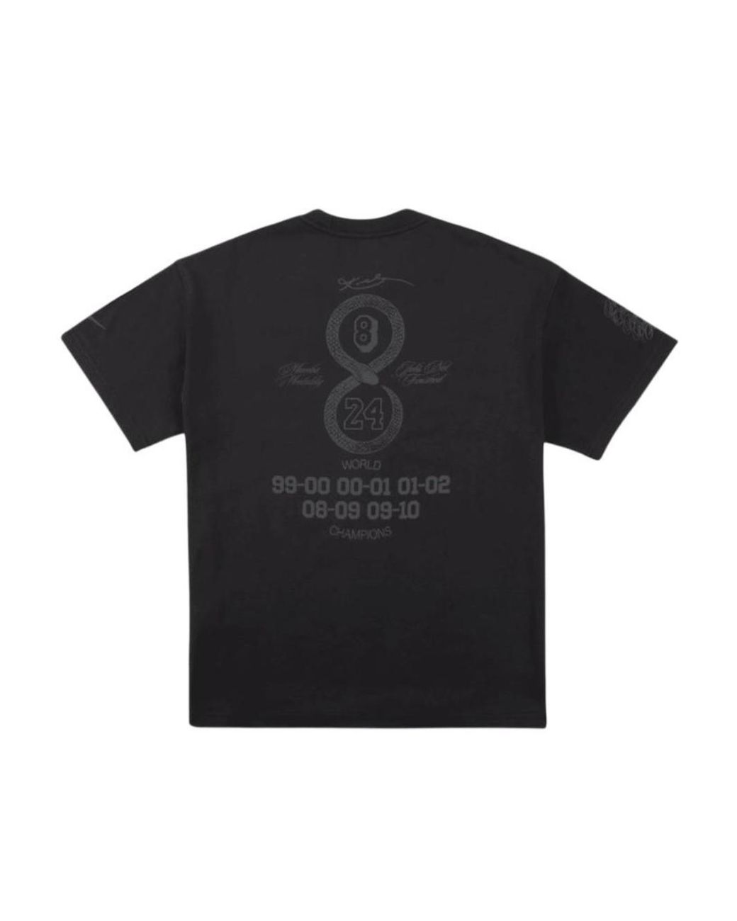 Nike Black Kobe Bryant Short Sleeves Tee 'Mamba Mentality' for men