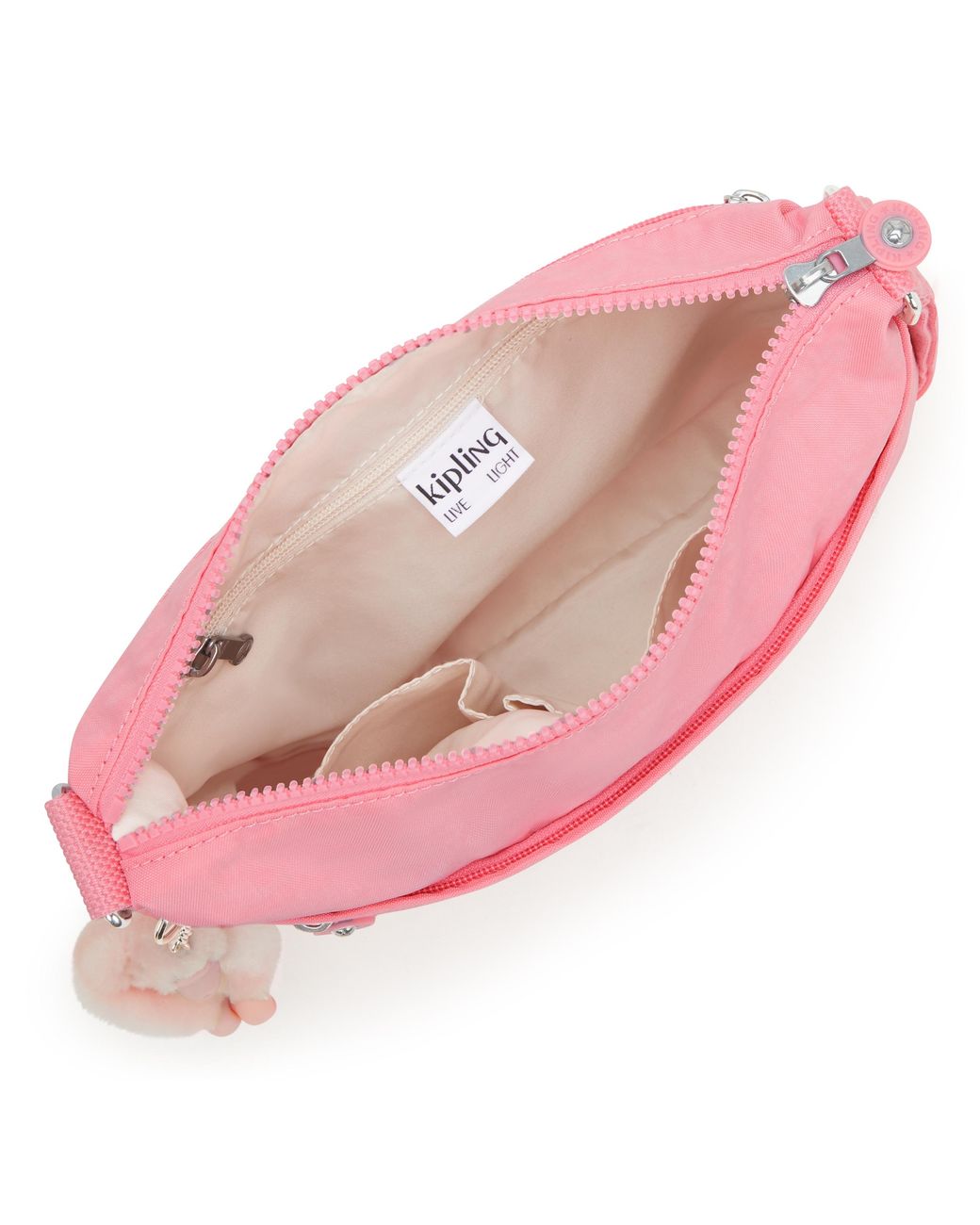 Kipling Pink Crossbody Bag Arto Enjoyable Blush Medium