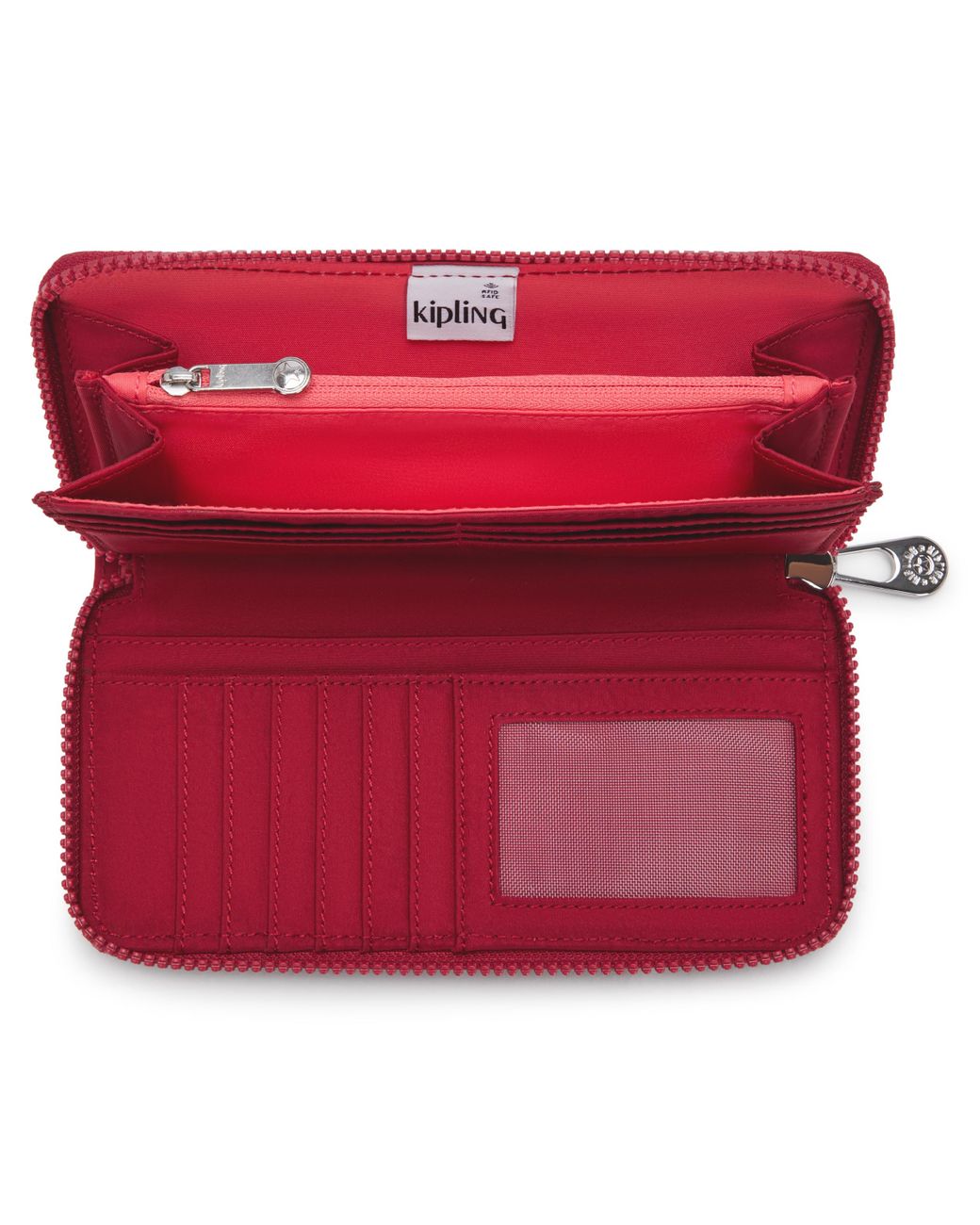Kipling Red Wallet & Purses Money World Funky Large