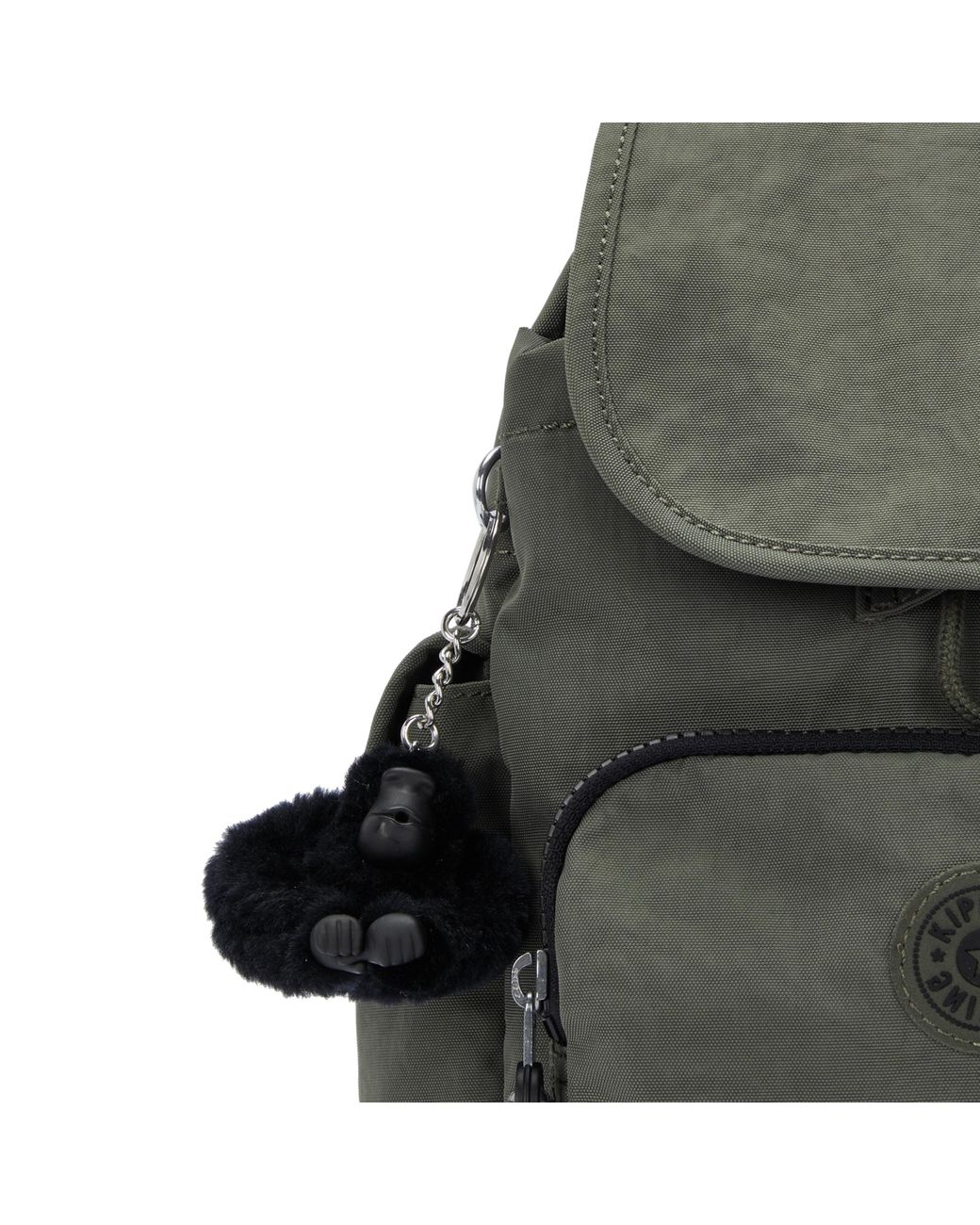 Kipling Brown Backpack City Pack Mini Moss Extra Small 100% Polyamide