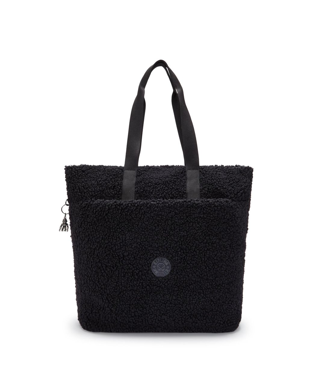 Kipling Black Tote Glynn Fuzz Large