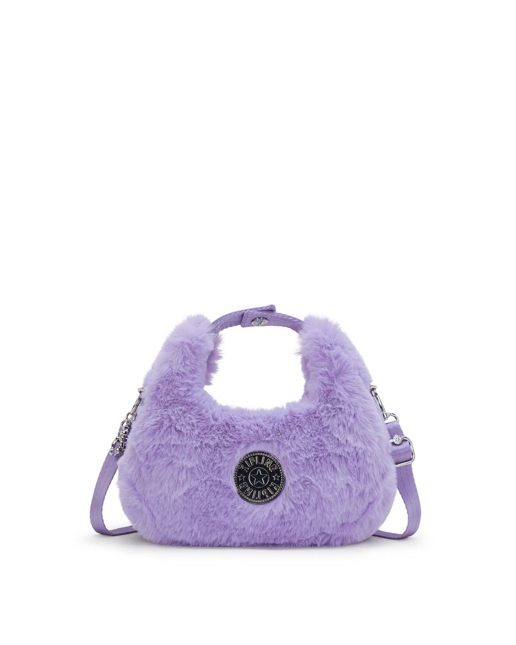 Kipling Purple Crossbody Bag Kevin Soft Fur Lilac Small
