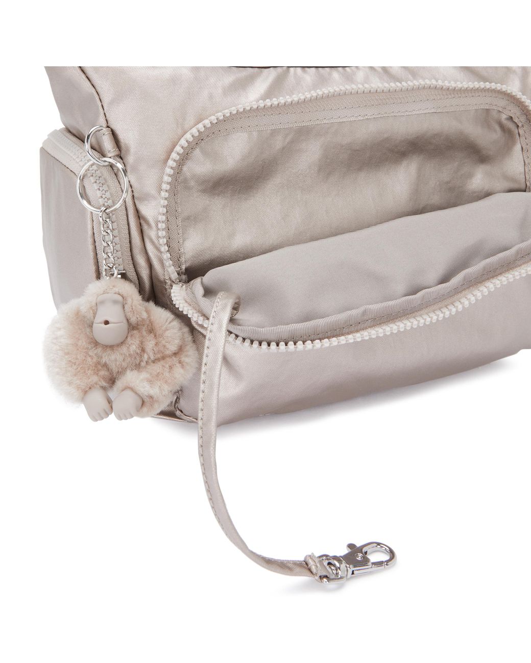 Kipling Gray Crossbody Bag Gabb S Metallic Glow Medium