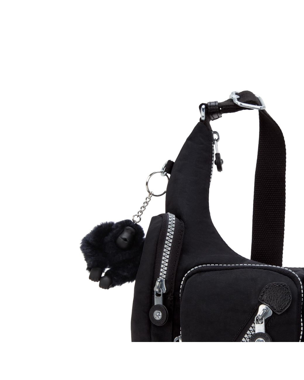 Kipling Black Shoulder Bag Etsu Rapid Small