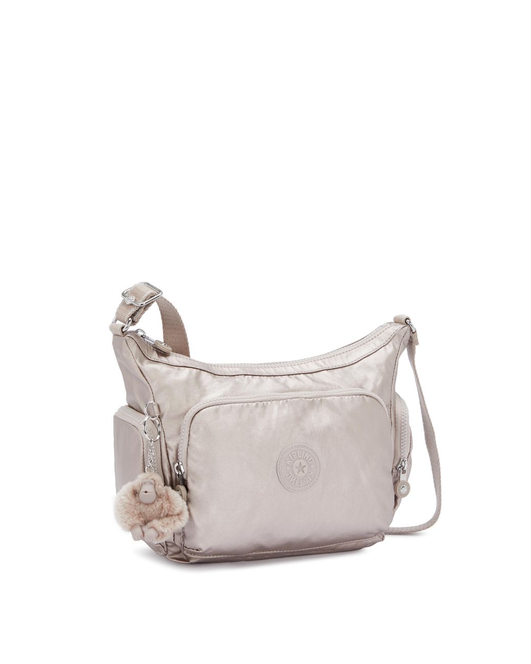 Kipling Gray Crossbody Bag Gabb S Metallic Glow Medium