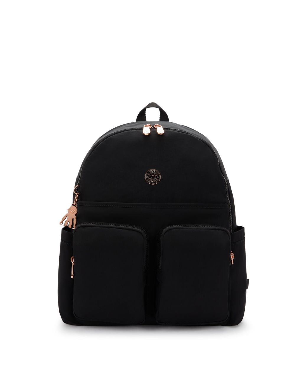 Kipling Black Backpack Leanna Rose City Large 100% Recycled Polyamide