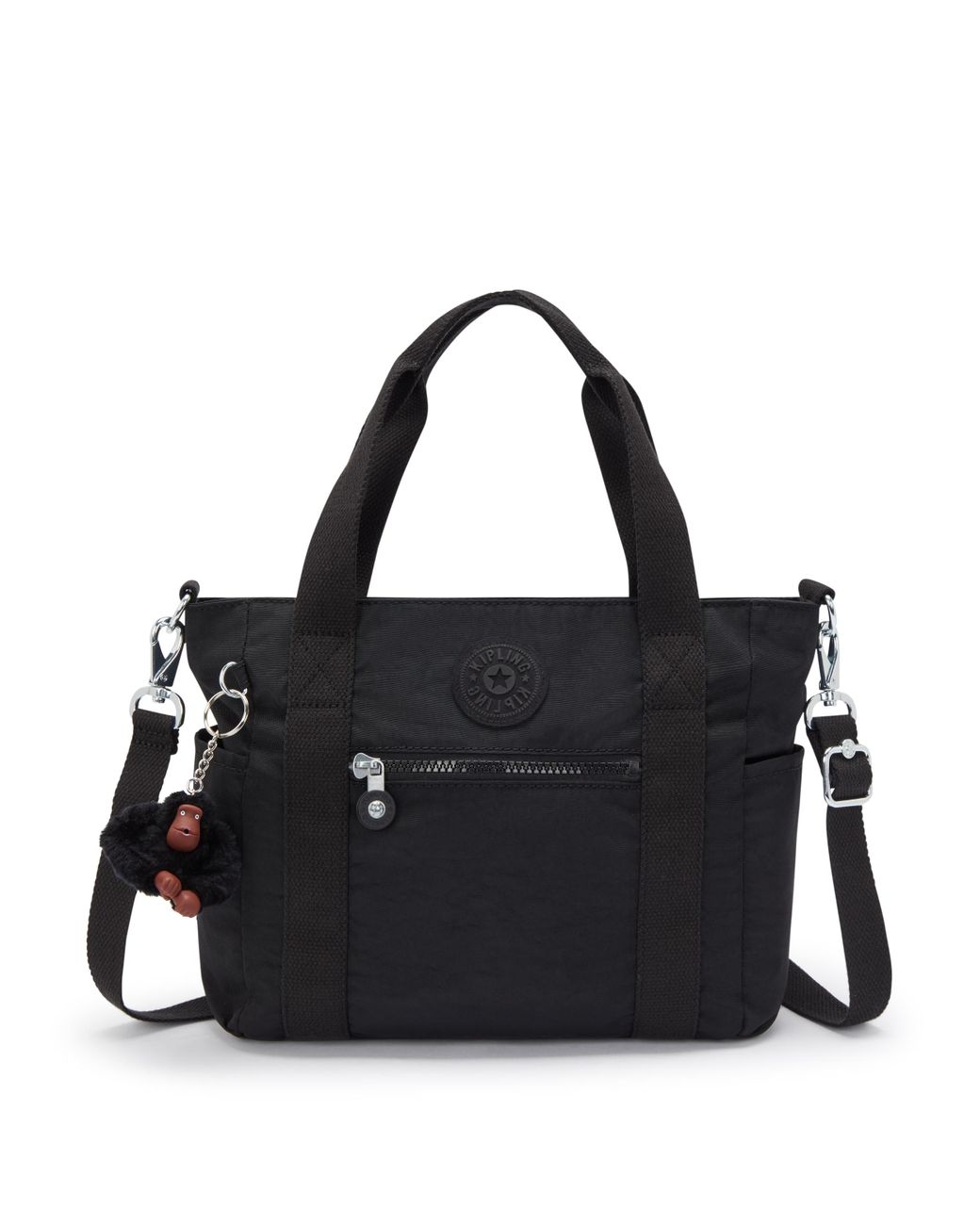 Kipling Black Shoulder Bag Jayla S Tonal Small 100% Polyamide