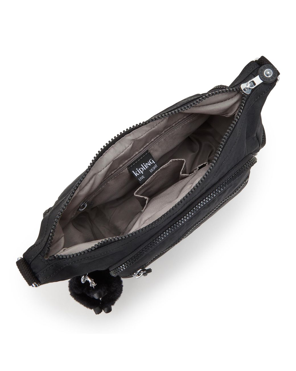 Kipling Black Crossbody Bag With Phone Compartment