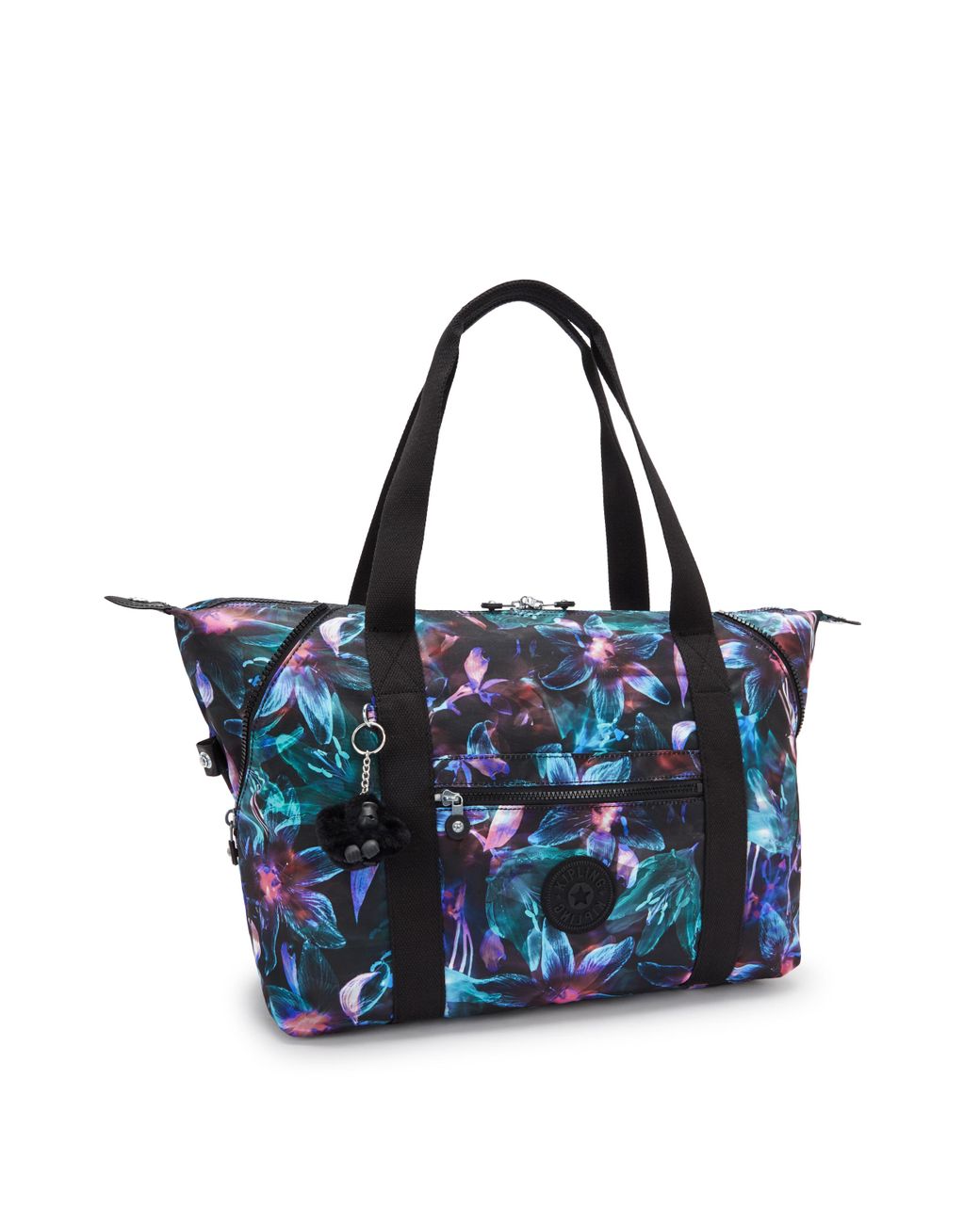 Kipling Yellow Tote Art M Palm Mood Sun Large