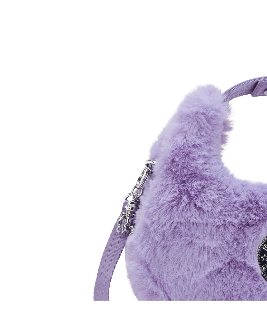 Kipling Purple Crossbody Bag Kevin Soft Fur Lilac Small