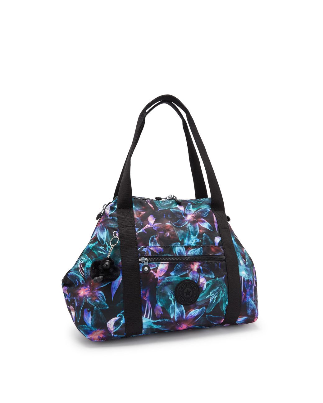 Kipling Yellow Tote Art M Palm Mood Sun Large