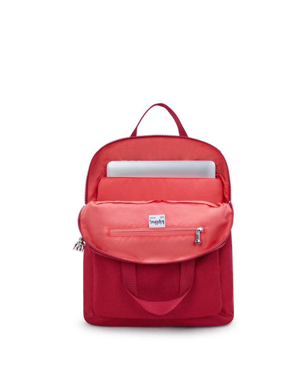 Kipling Red Backpack Kazuki Wine Medium