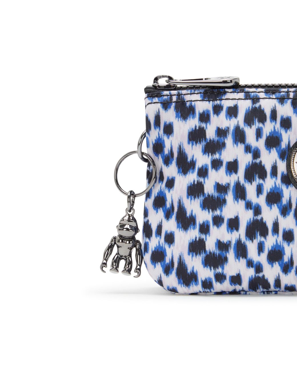 Kipling Blue Pouch Creativity S Curious Leopard Small 100% Recycled Polyester