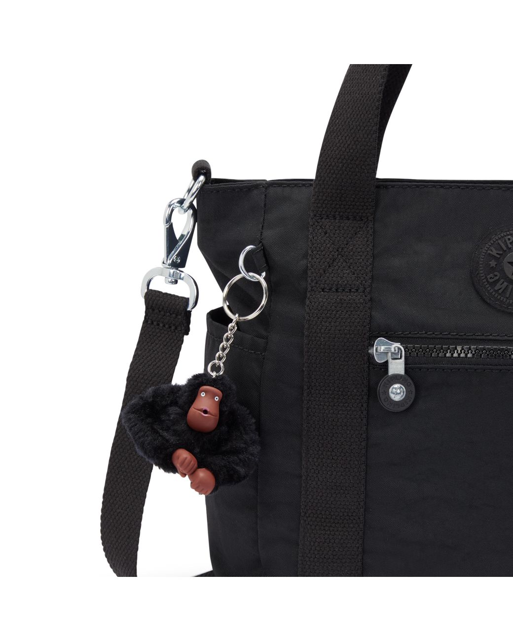 Kipling Black Shoulder Bag Jayla S Tonal Small 100% Polyamide