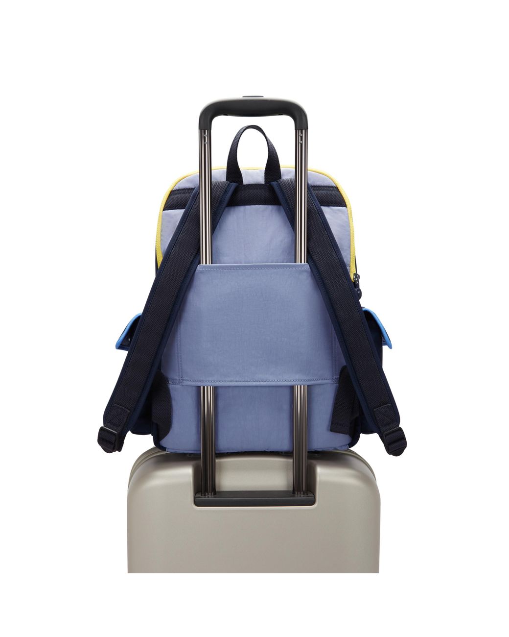 Kipling Blue Backpack Hoctor Slate Cb Travel Large 100% Polyamide