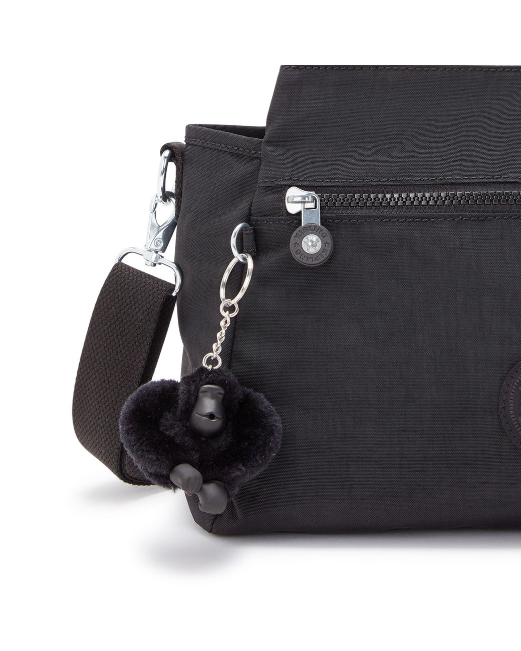 Kipling Shoulder Bag Elysia Black Noir Medium