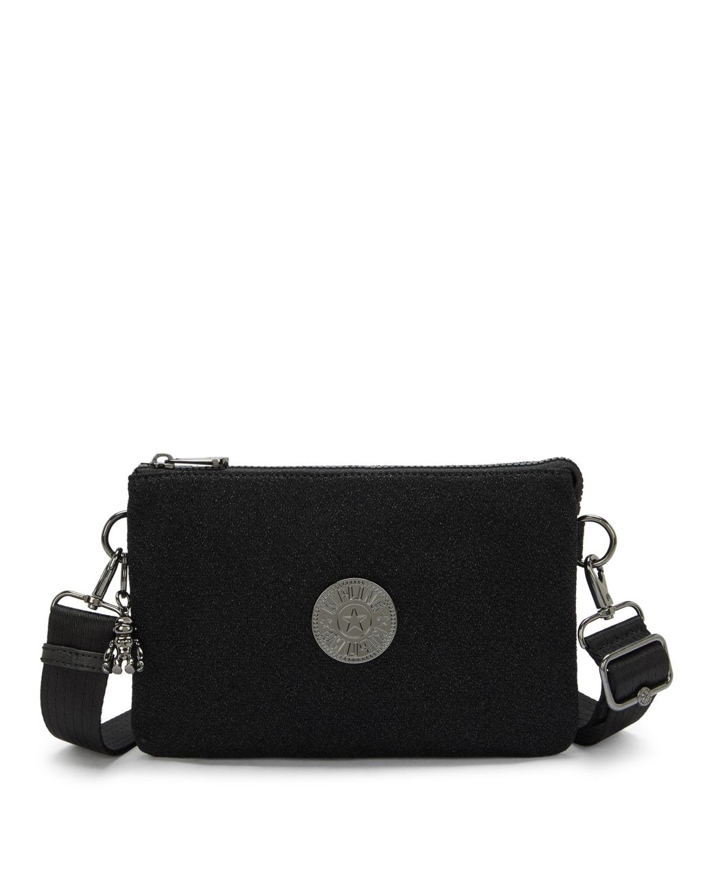 Kipling Black Crossbody Bag Riri Love Puff Nocturnal Small