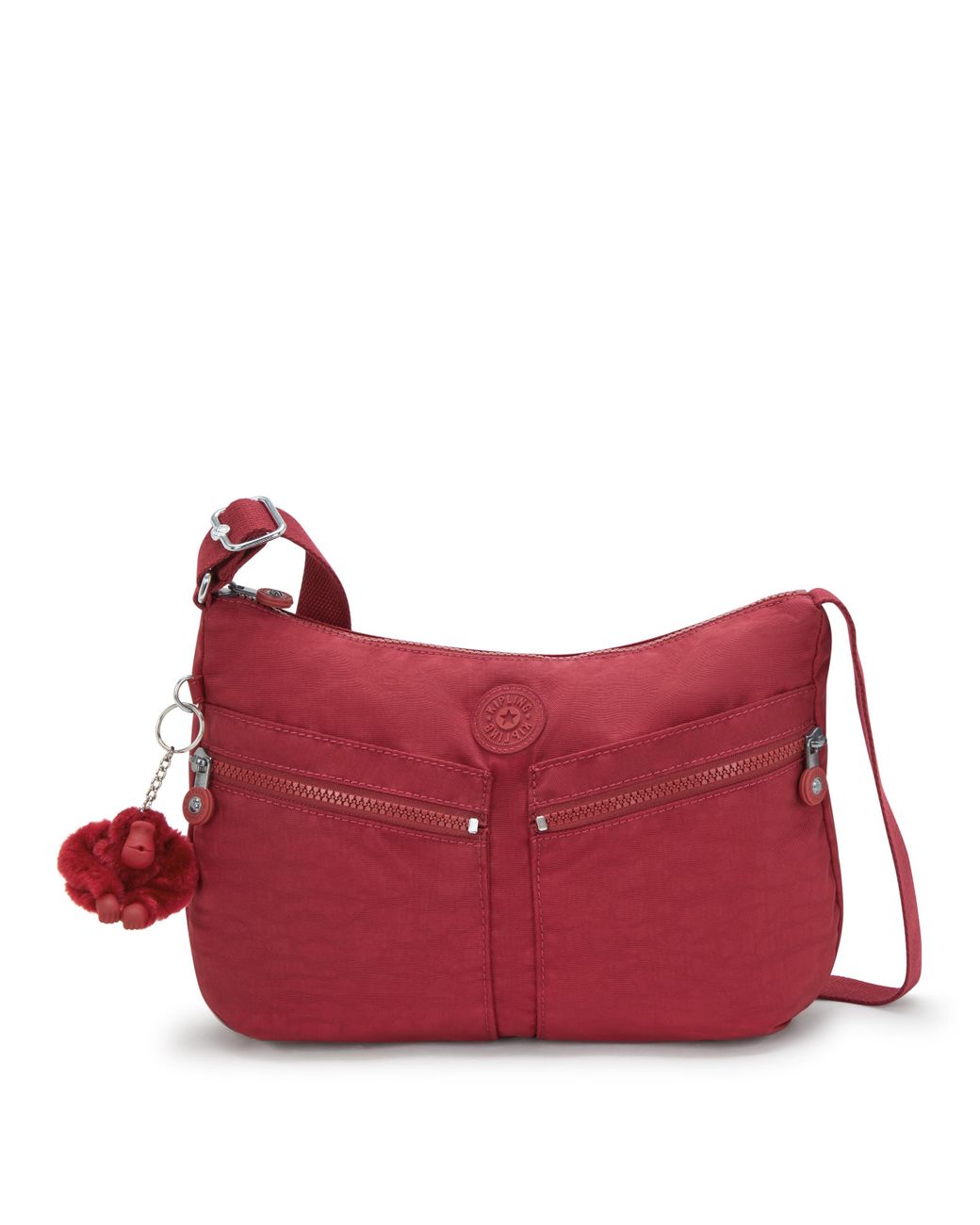 Kipling Red Crossbody Bag Izellah Funky Medium
