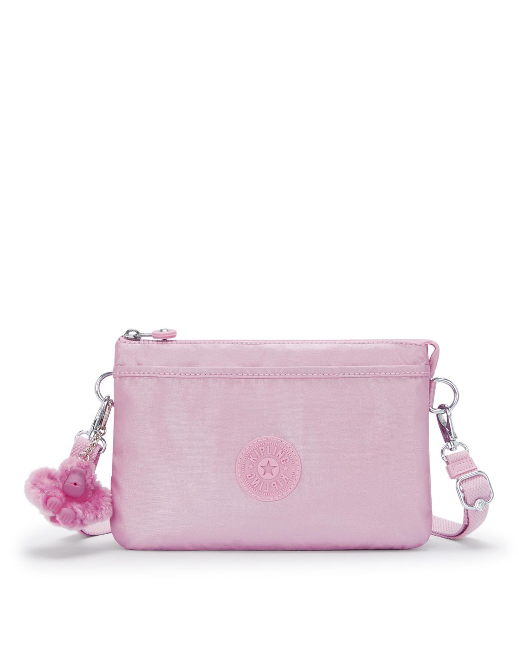 Kipling Pink Crossbody Bag Riri Confetti Small