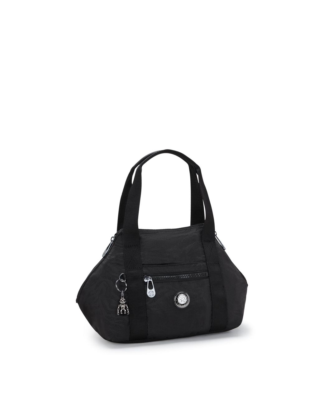 Kipling Black Shoulder Bag Art Mini Undersea Jacquard Small