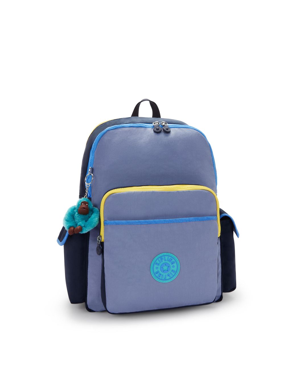 Kipling Blue Backpack Hoctor Slate Cb Travel Large 100% Polyamide