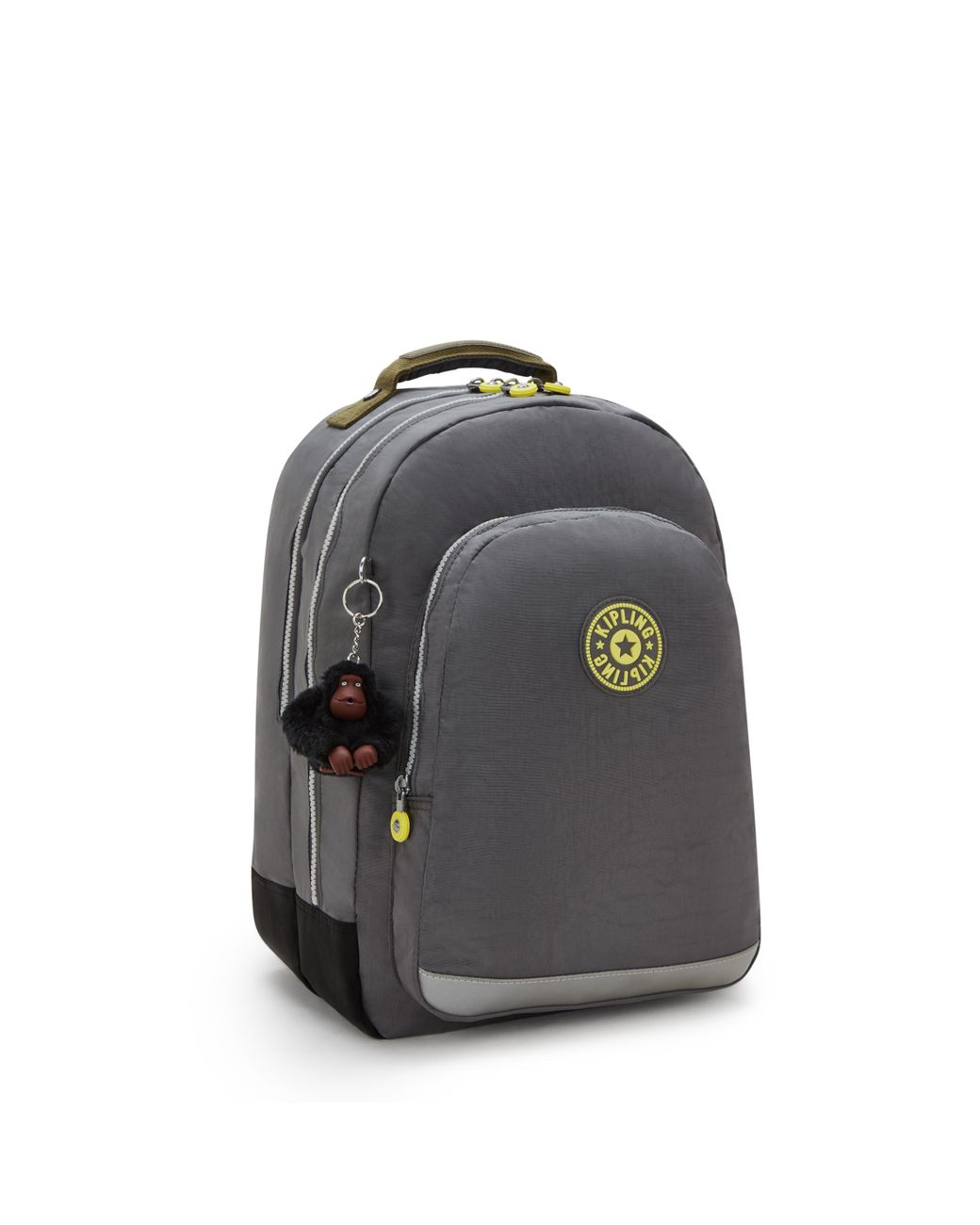 Kipling Gray Backpack Class Room Back To Large