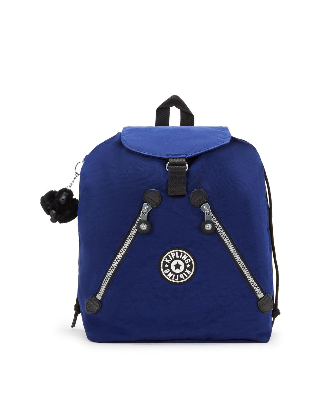 Kipling Blue Backpack New Fundamental L Rapid Navy Medium