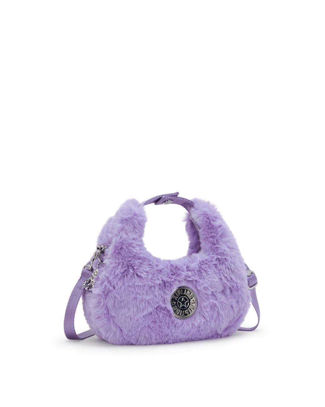 Kipling Purple Crossbody Bag Kevin Soft Fur Lilac Small
