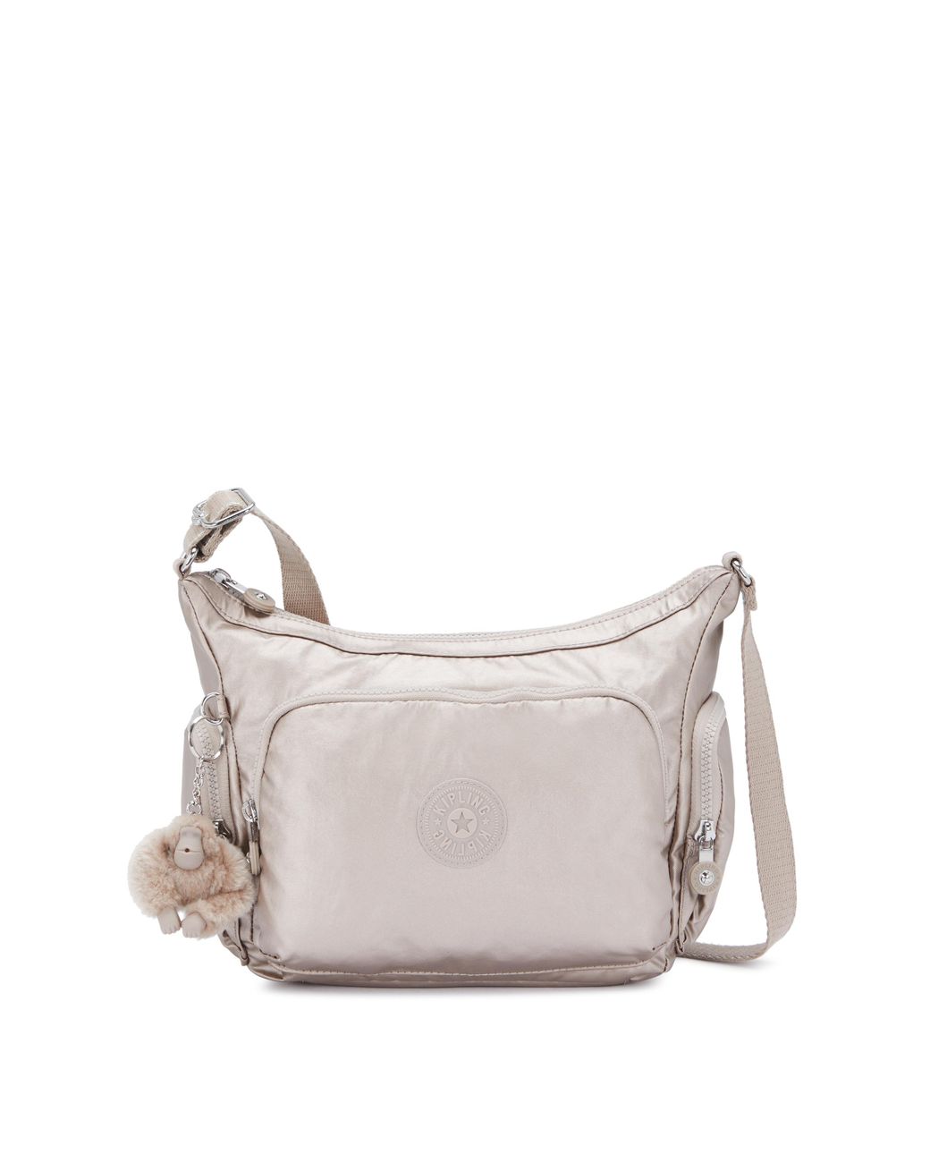 Kipling Gray Crossbody Bag Gabb S Metallic Glow Medium