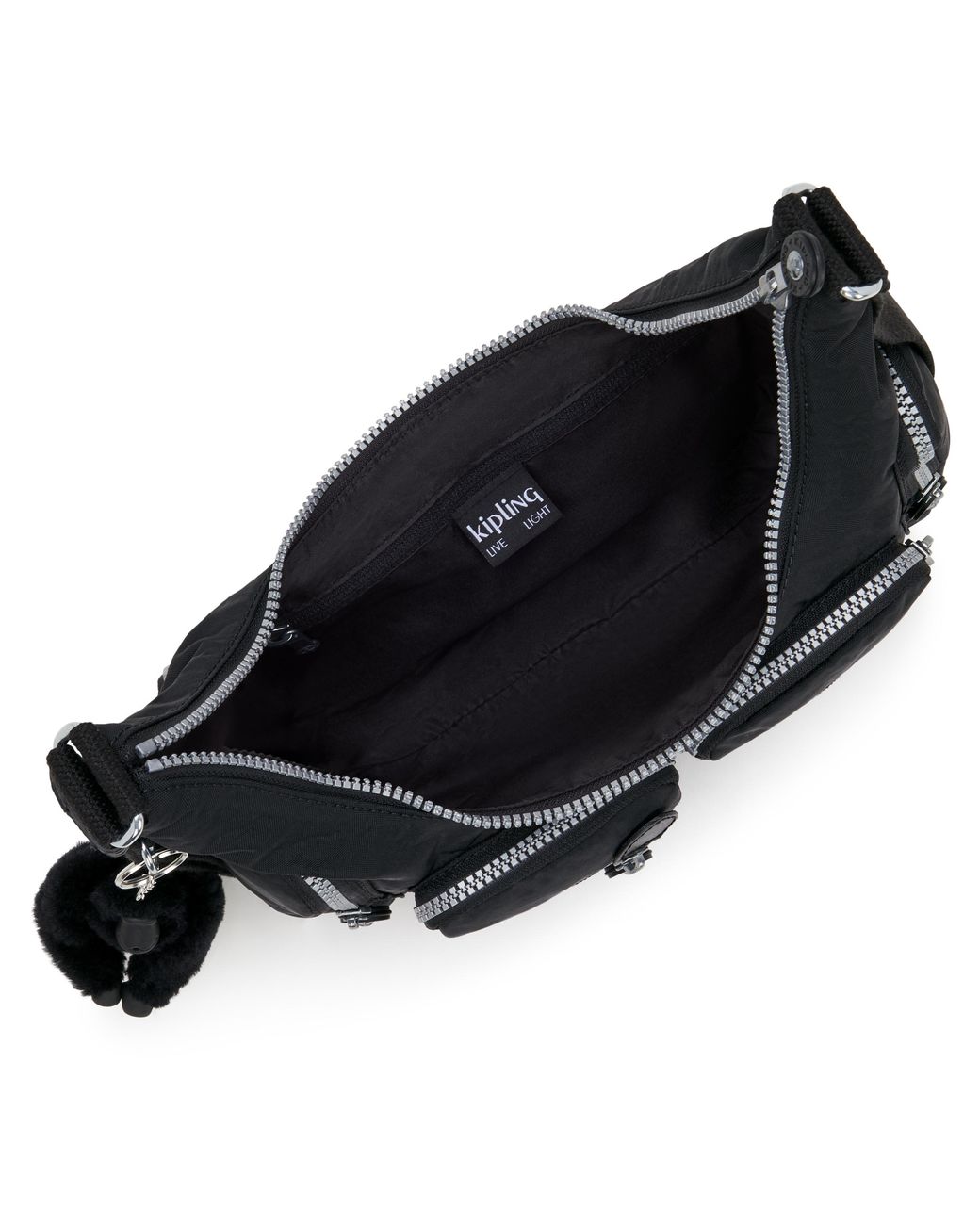 Kipling Black Shoulder Bag Etsu Rapid Small