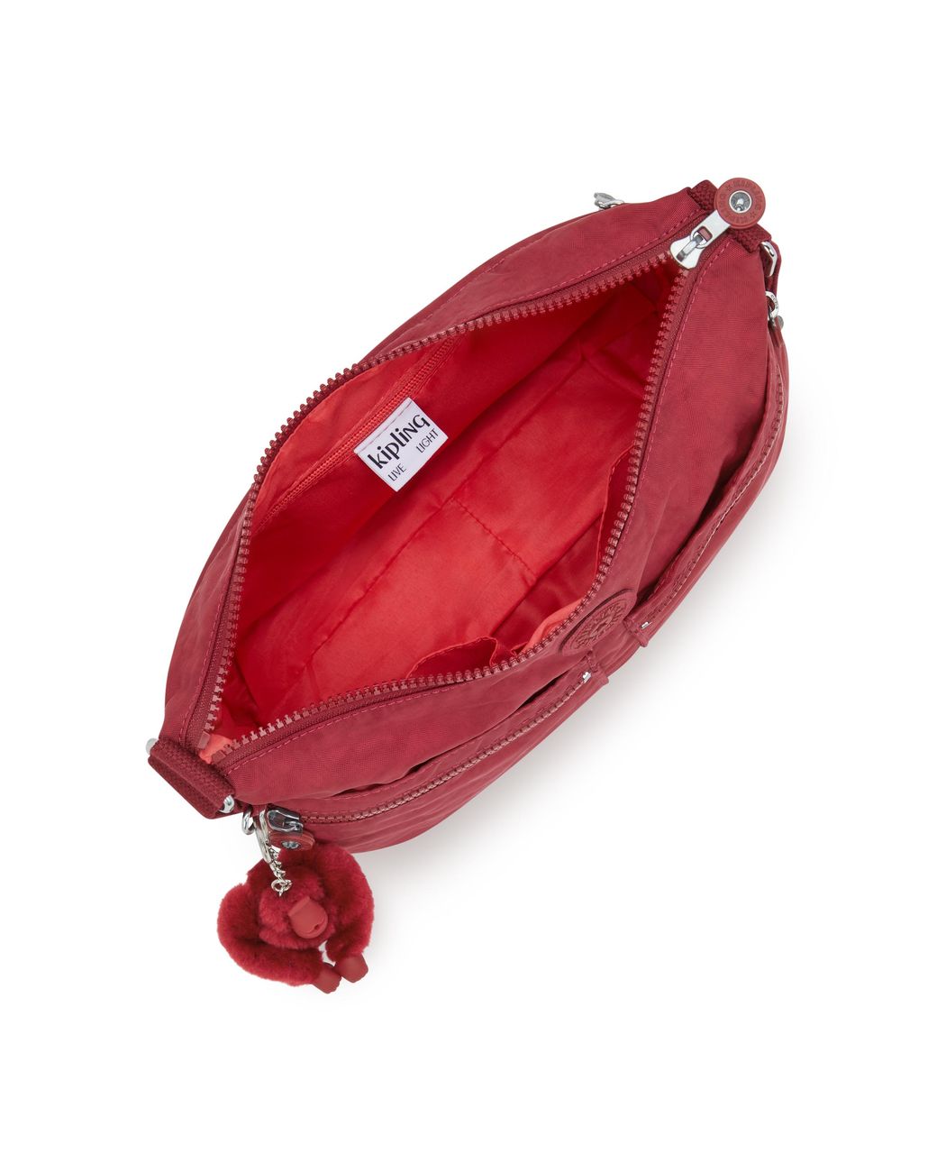 Kipling Red Crossbody Bag Izellah Funky Medium