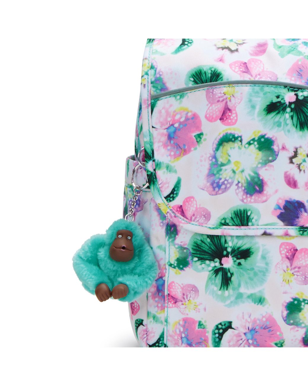 Kipling Backpack Codie M Pink Palm Medium