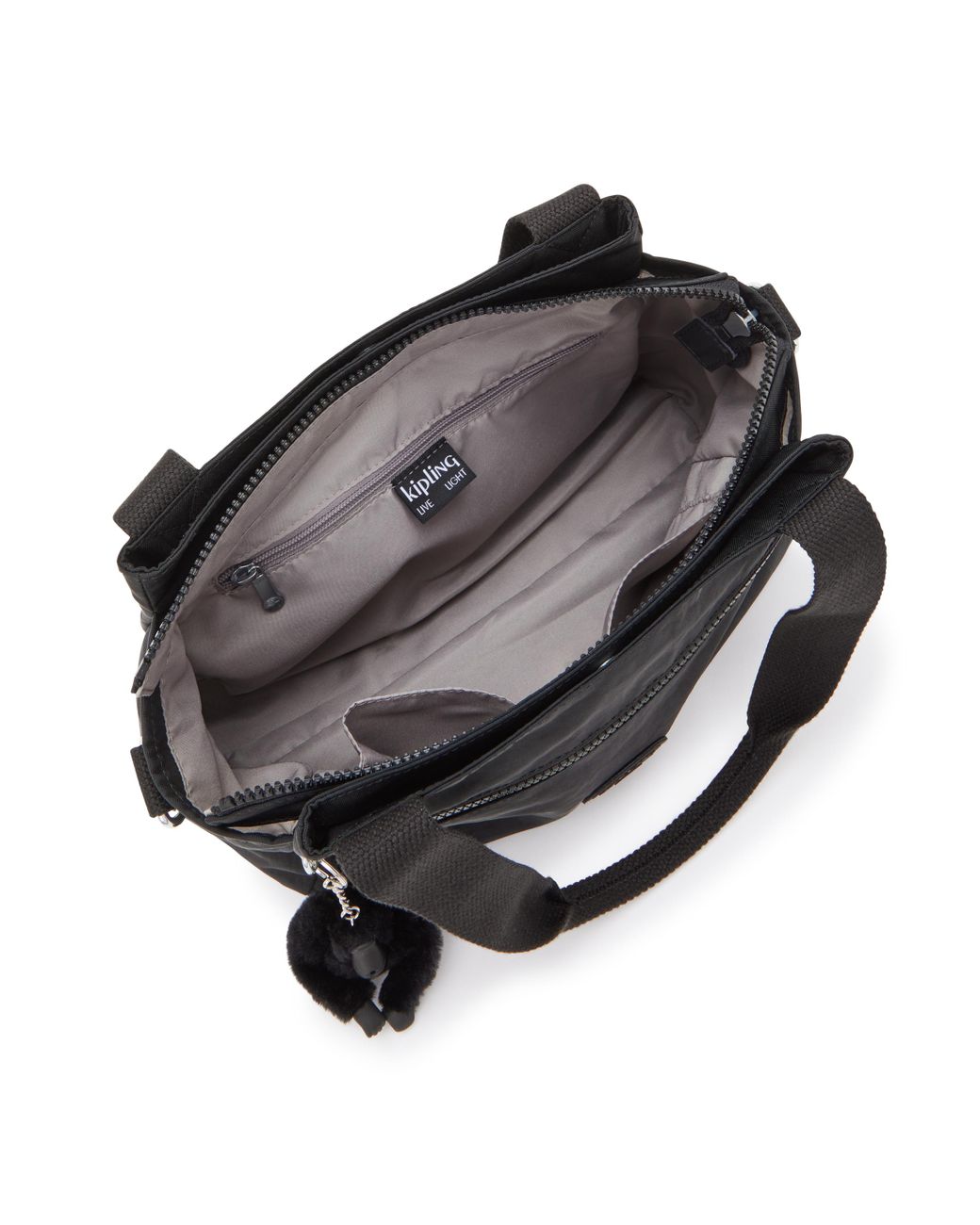 Kipling Shoulder Bag Elysia Black Noir Medium