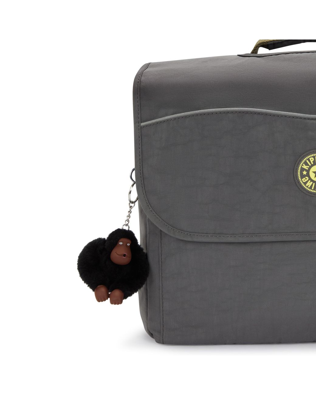 Kipling Gray Backpack Codie M Back To Medium 56% Recycled Polyamide, 44% Polyamide