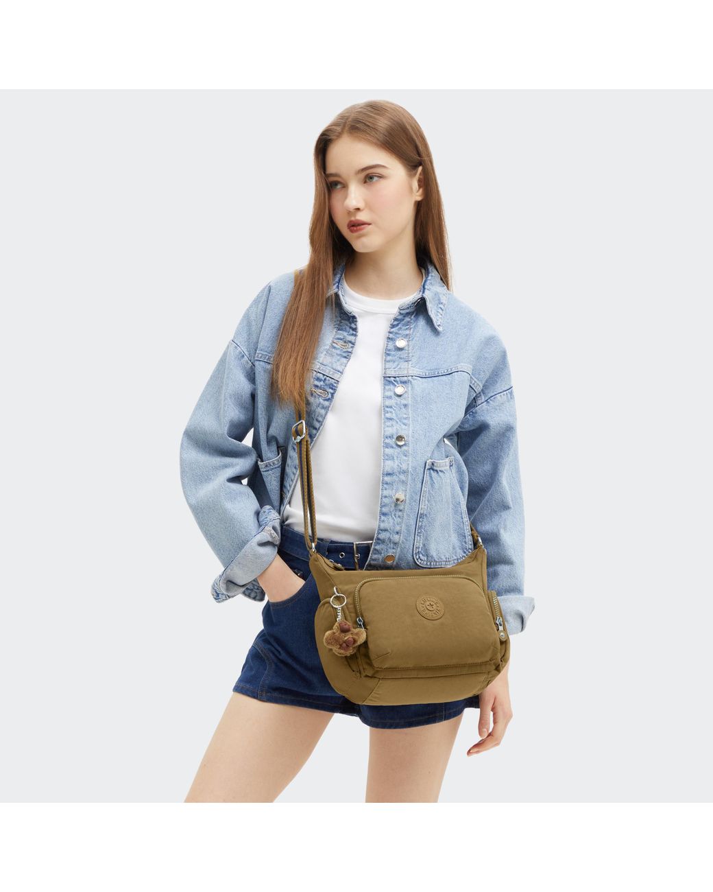 Kipling Green Crossbody Bag Gabb S Eager Medium