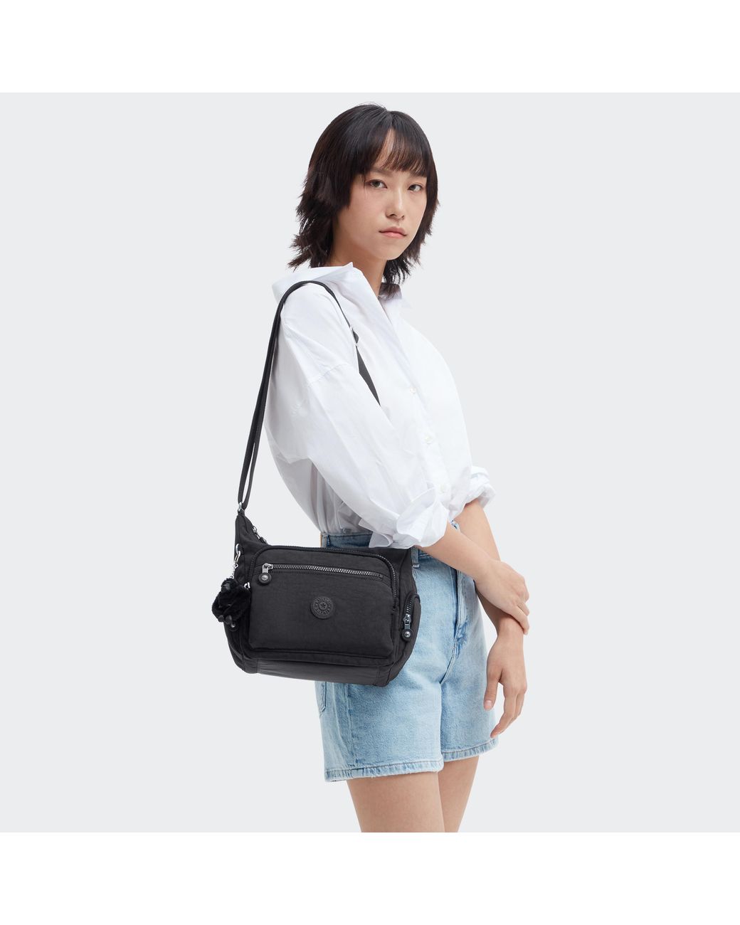 Kipling Black Crossbody Bag With Phone Compartment