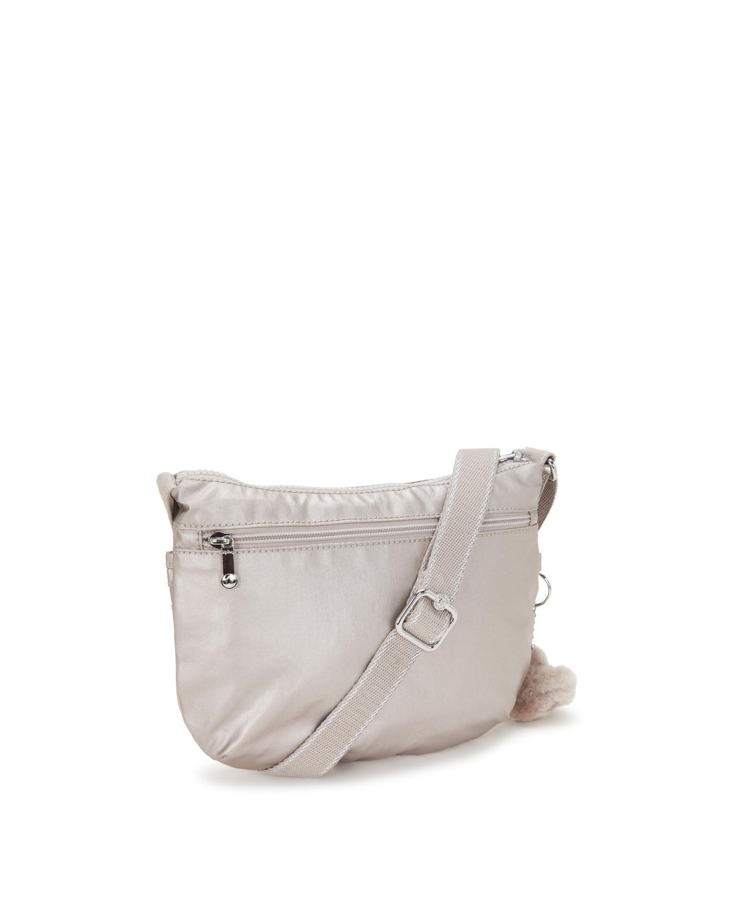 Kipling Gray Crossbody Bag Arto S Metallic Glow Gold Small