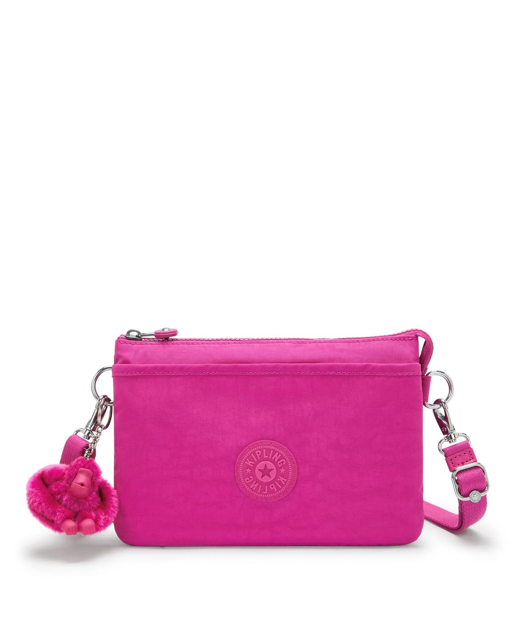 Kipling Pink Crossbody Bag Riri Shine Small