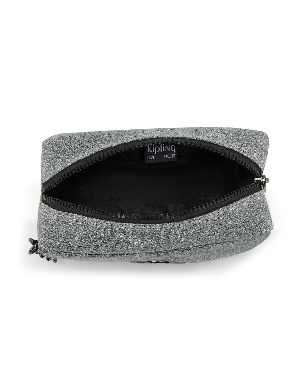 Kipling Gray Pouch Gleam Going Out Medium 100% Polyester