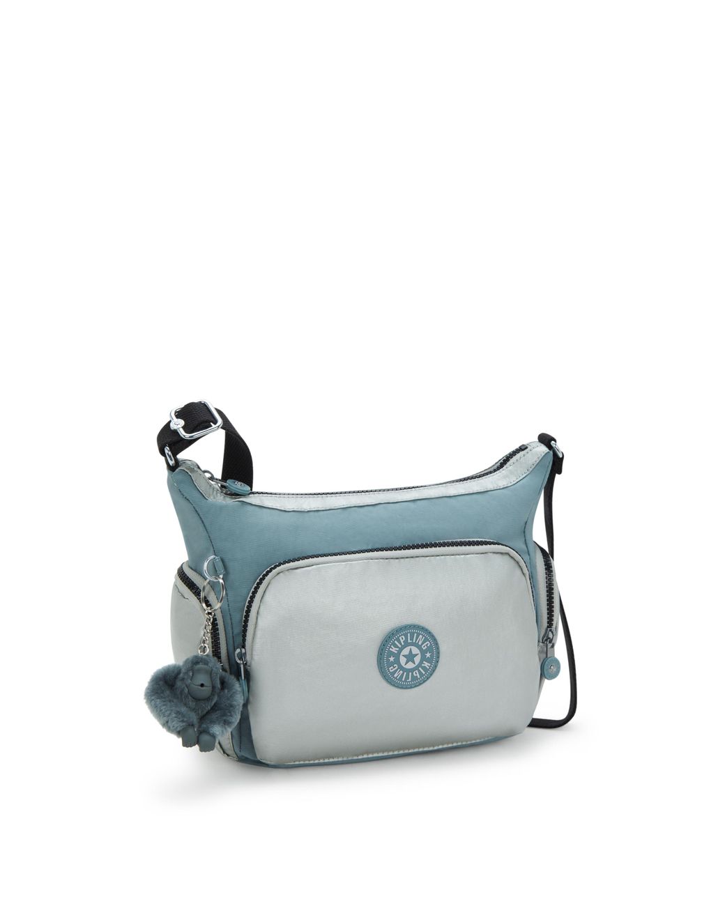 Kipling Gray Crossbody Bag Gabb S Pink Shine Bl Medium