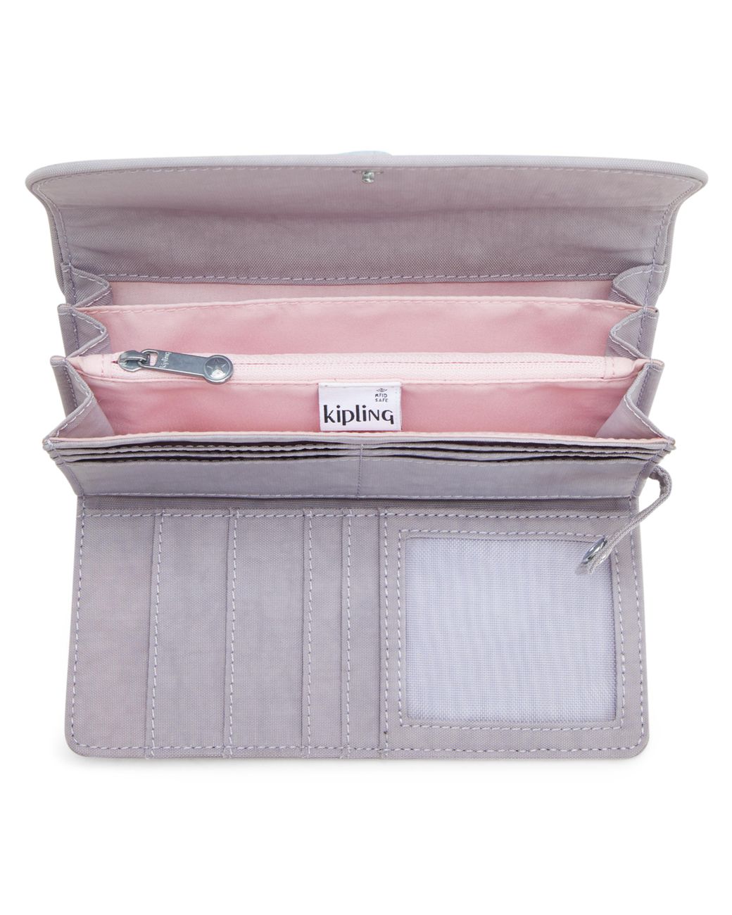 Kipling Gray Wallet & Purses Money Land Tender Large
