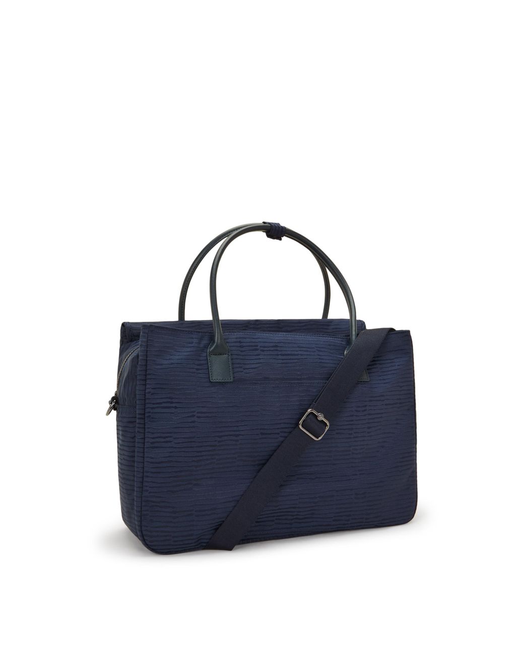 Kipling Blue Laptop Bag Superworker Night Ocean Jacquard Medium