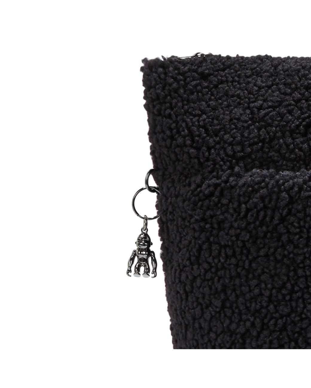 Kipling Black Tote Glynn Fuzz Large