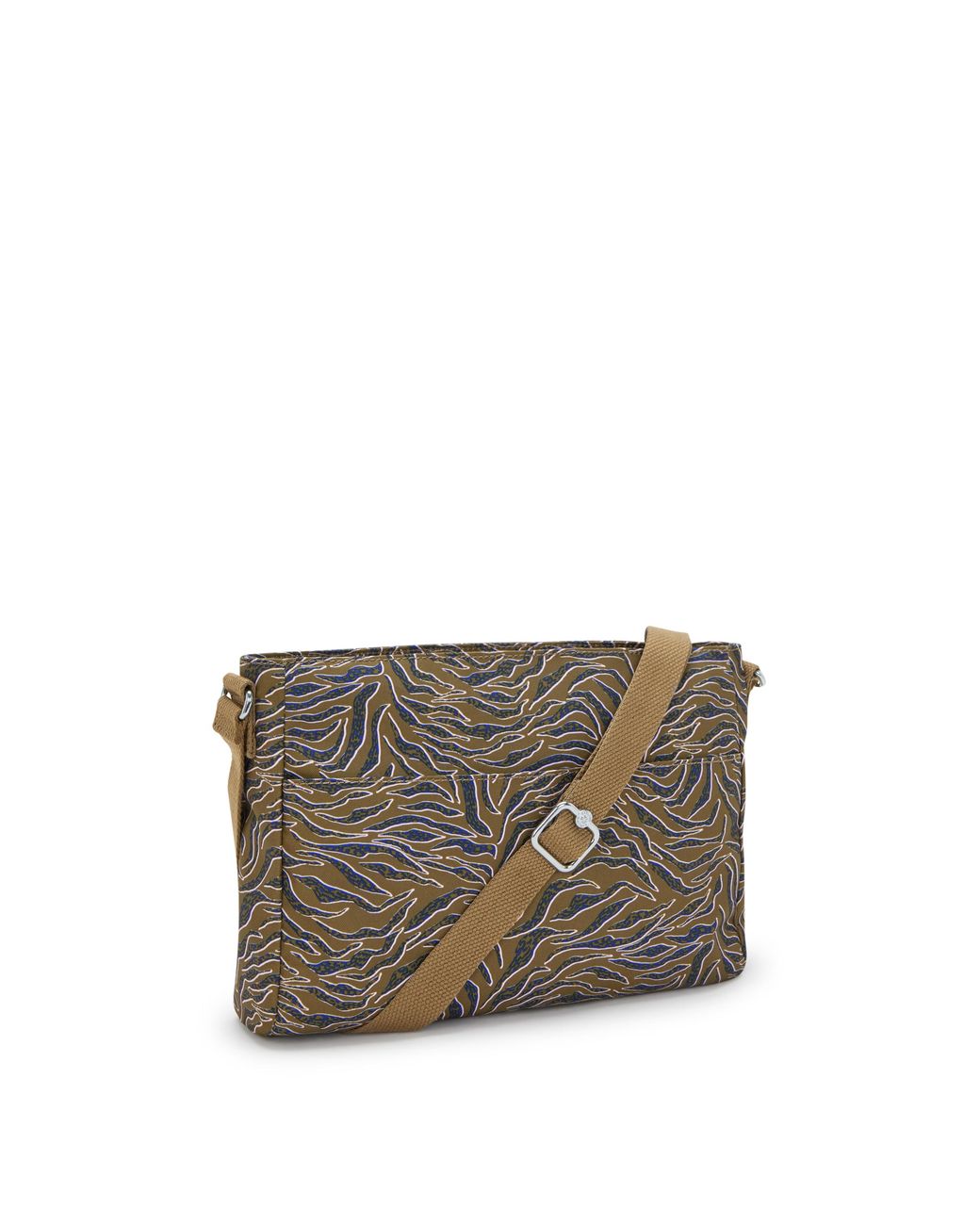 Kipling Gray Crossbody Bag New Angie Undersea Leaves Small