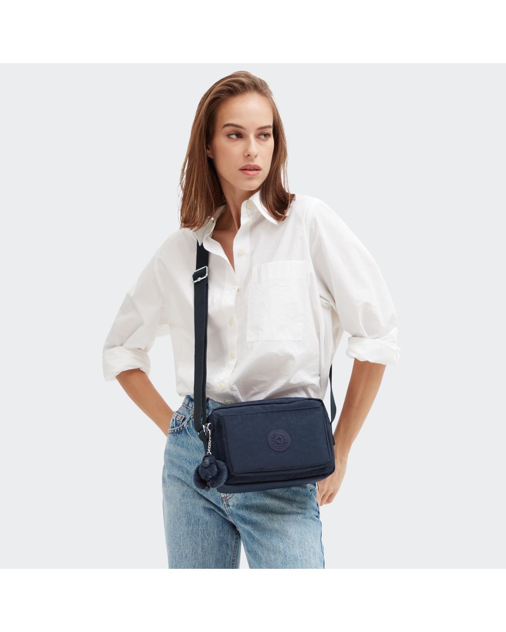 Kipling Blue Womens Abanu M Crossbody Bag