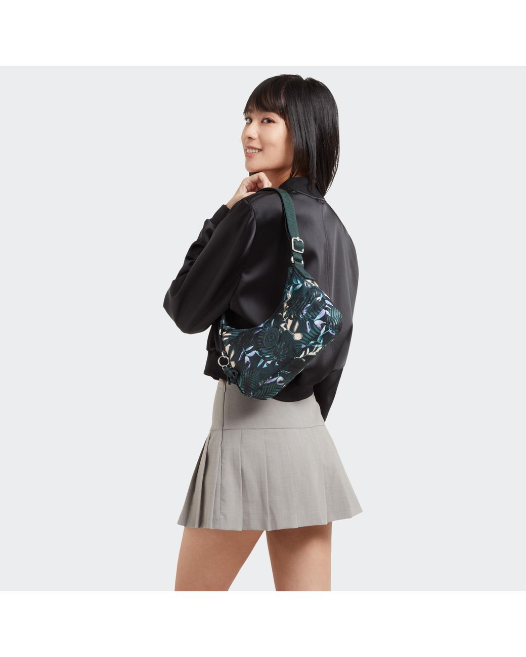 Kipling Shoulder Bag Ayda Moonlit Forest Small in Blue Lyst UK