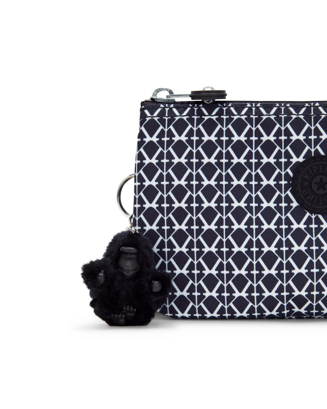 Kipling Natural Pouch Creativity L White Cheetah J Large