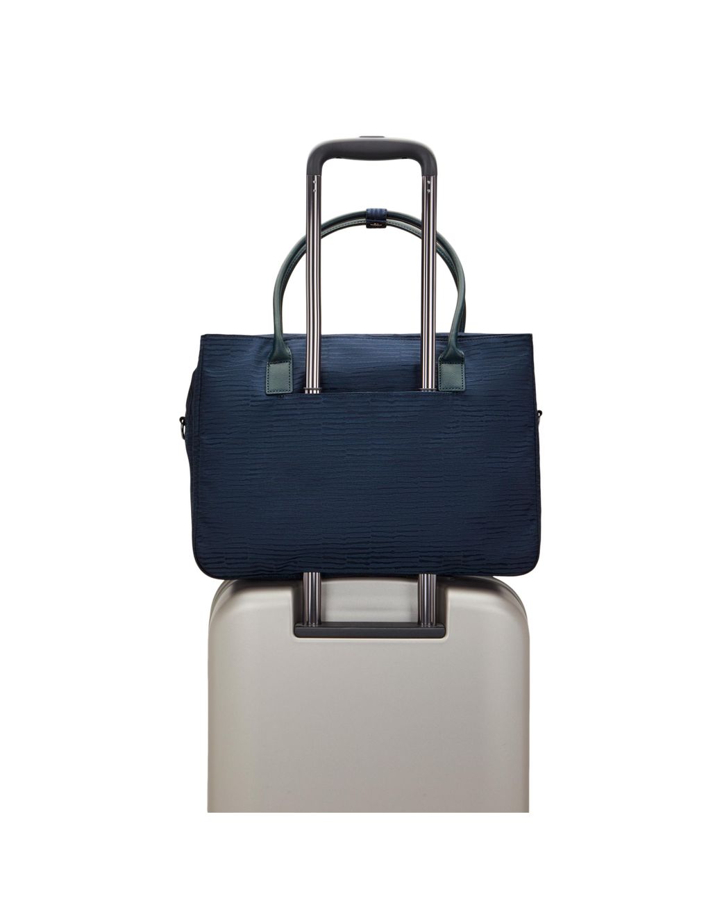 Kipling Blue Laptop Bag Superworker Night Ocean Jacquard Medium